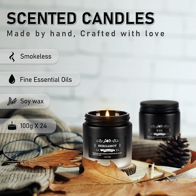 YOROXRG 24 Pack Scented Candles - Image 3