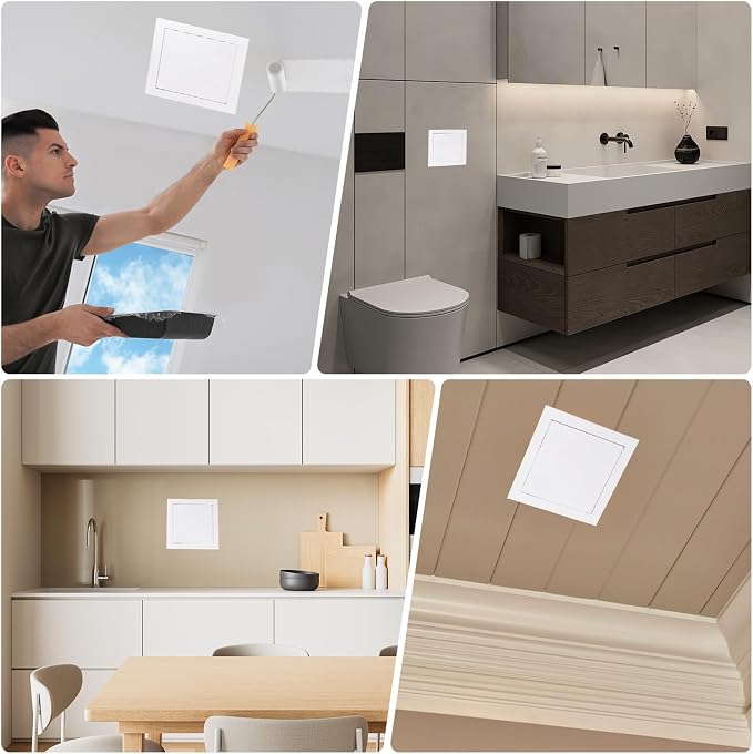 PATIKIL Drywall Access Panel 15x15 Inch, Aluminum Frame Wall Hole Cover - Image 7