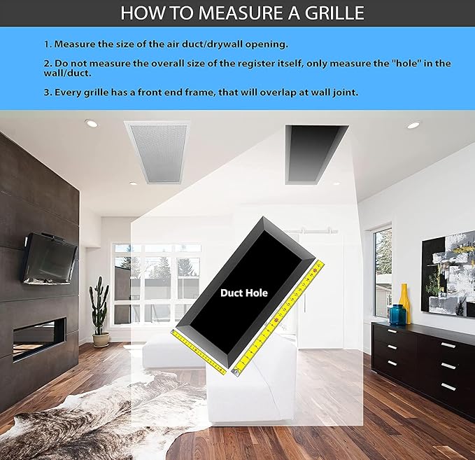 HVAC Premium 12'' x 12'' Cube Core Eggcrate Return Air Grille - Image 7
