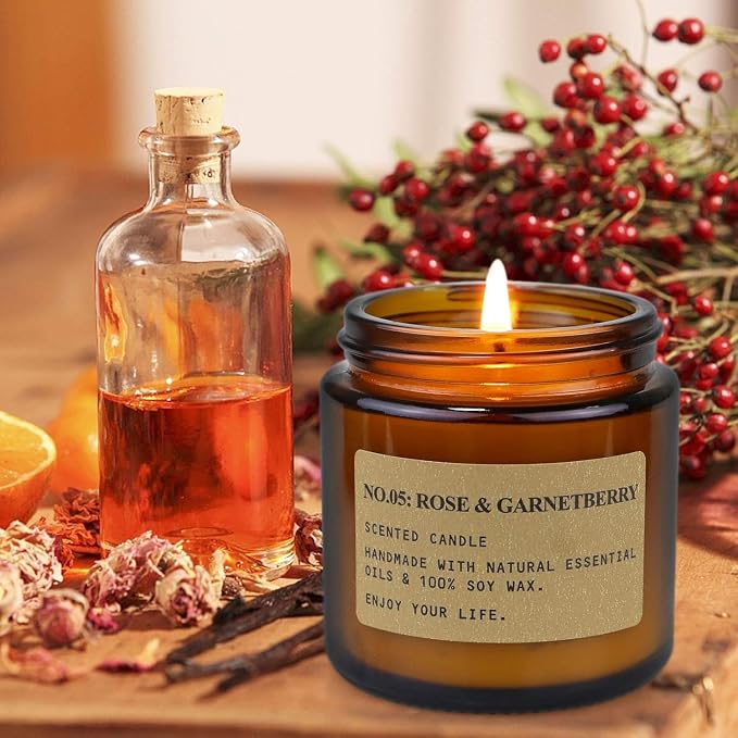 6 Pack Candles for Home Scented Aromatherapy Candle Gift Set for Women Soy Wax - Image 6