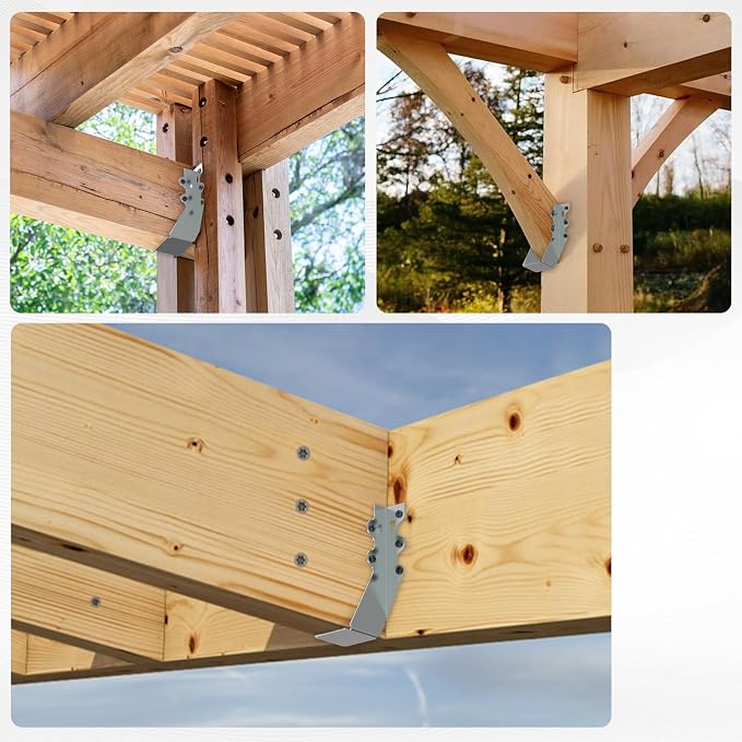 50 pcs 2x6 Joist Hanger, LU26 18 Gauge Double Shear Face Mount Joist Hanger - Image 7