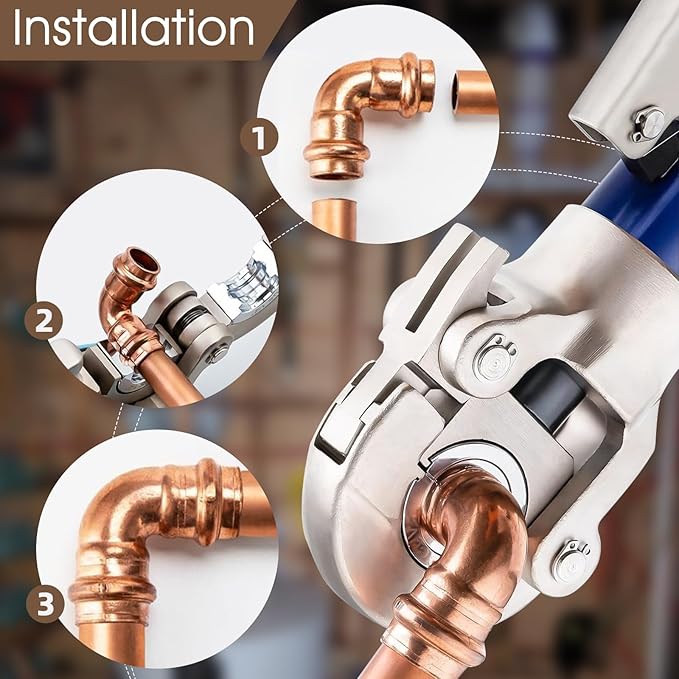 Copper Press Fittings 3/4inch, 12PK Copper Coupling 90 Degree Elbow Coupling | - Image 7