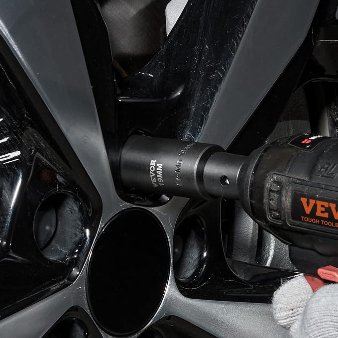 VEVOR Impact Socket Set 1/2 Inches 26 Piece Deep Sockets, Rugged Construction - Image 8