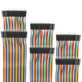 120pcs 15cm Breadboard Jumper Wires Male to Male Multicolored Dupont Wire 5.9 by EDGELEC