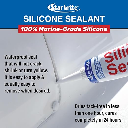 STAR BRITE Marine Silicone Sealant White - Image 3