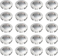 20 Pack 3/4" Knockout Seals, Galvanized Steel Electrical Box Plugs, Zinc-Plated by Wocloer