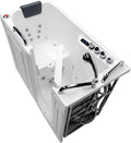 ANZZI Walk In Tub, 27 X 53 In, Right Drain, 12 Whirlpool & 18 Air Jets | by ANZZI