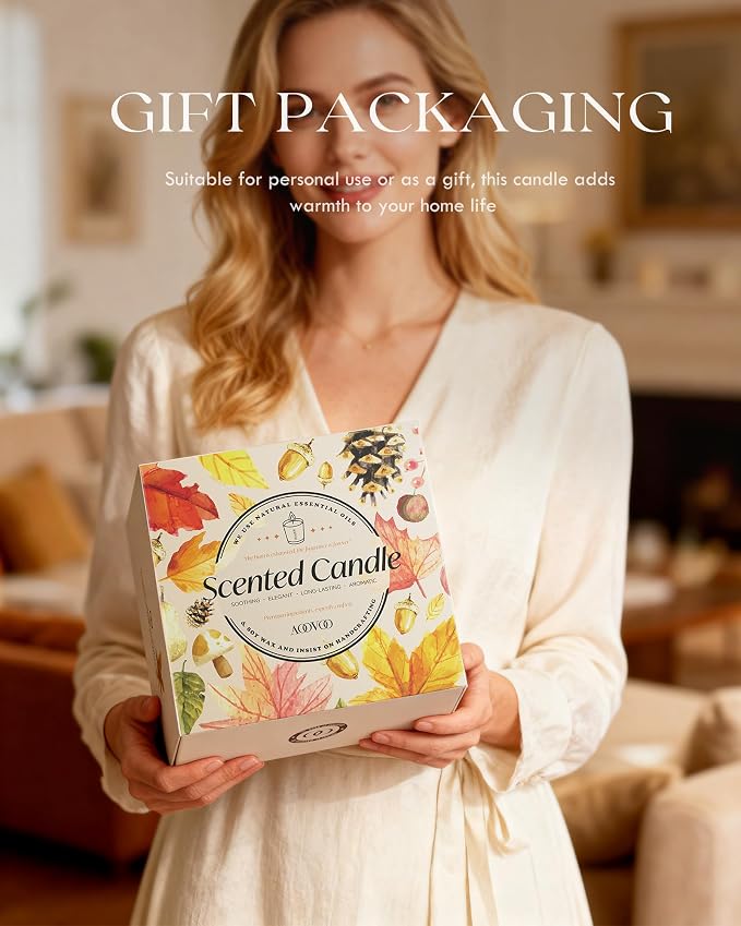 AOOVOO Fall Candles Set - Image 8