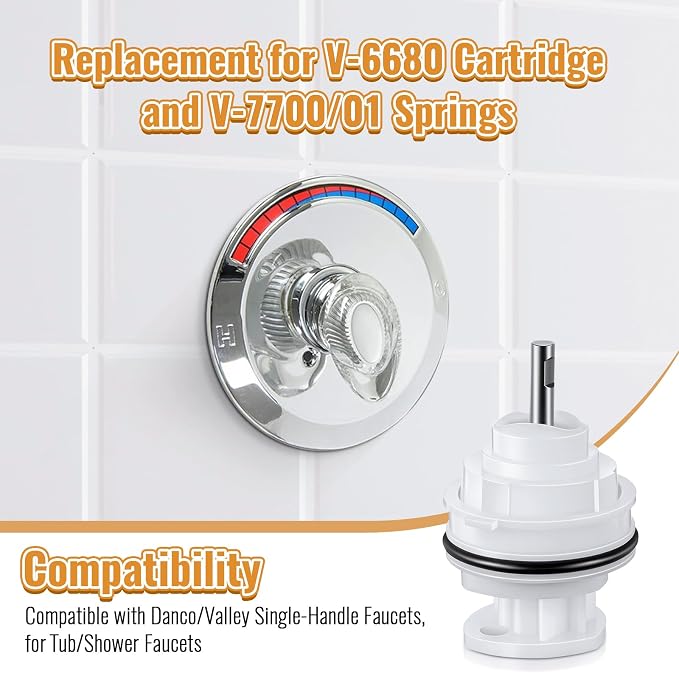 Enhon 2 Pack Shower Faucets Cartridge Compatible - Image 2