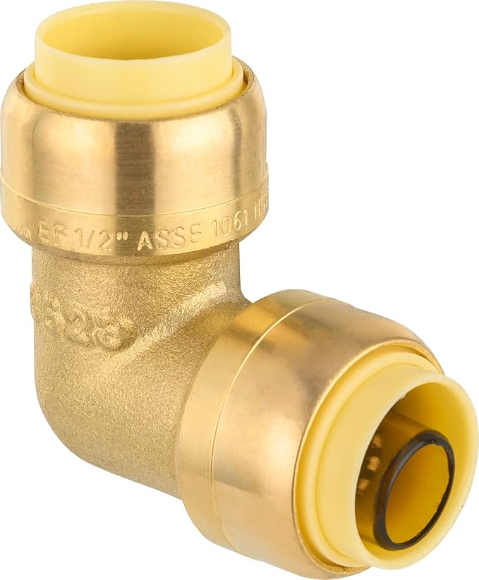 20piece EFIELD 1/2-inch 90-Degree Elbow, Push-Fit Brass Fittings | Connect by EFIELDPEXTUBING