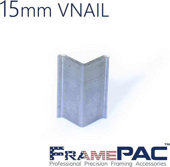 V Nails for Softwood Picture Frames - 15mm - - AMP - Ultra Strong Vnail Wedges - Image 3