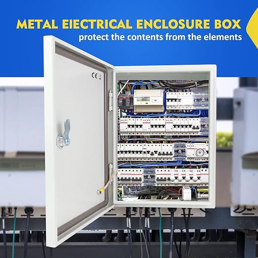 TOCRETOARE Outdoor Electrical Junction Box, Wall Mounted IP66 Waterproof & - Image 2