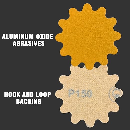 MAXMAN 2" Sanding Discs, 60-600 Grit Wet/Dry Pads | Hook & Loop Sander Pads - Image 6