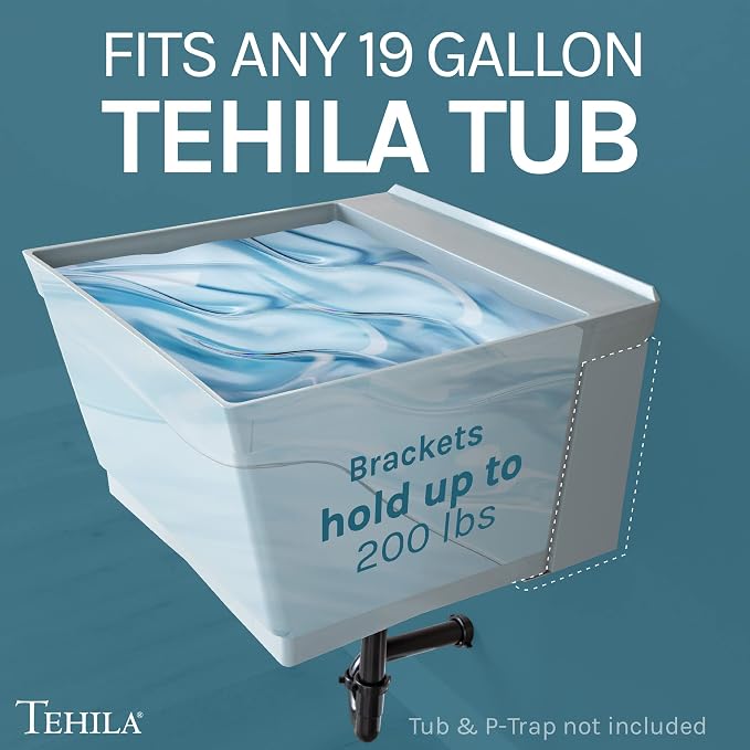JS Jackson Supplies Tehila Grey Wall Mounting Kit - Image 3