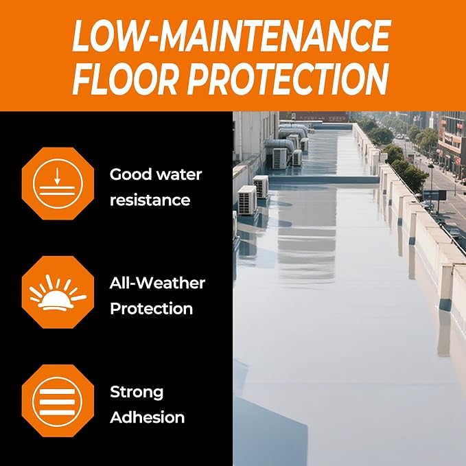 Waterproof Sealant, 3 Gallon, Covers 360 Sq Ft | Concrete Waterproof Coating - Image 5