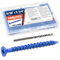 3/16" x 2-1/4" Concrete Screw Anchor, Cement or Stucco by Unknown