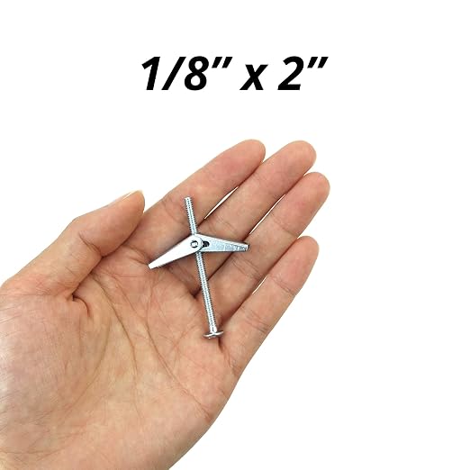 HASWARE Toggle Bolt Zinc Plated Steel and Wing Nut - Image 7