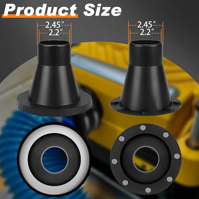 4" to 2-1/2" Magnetic Dust Collection Fittings - Image 2