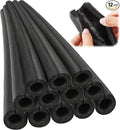 12 Pcs 3.3 Feet Foam Pipe Insulation Foam Tube Insulating Water Pipe Pool Swim by Amylove