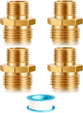 Garden Hose Fittings Connectors Adapter Solid brass Brass Repair Male faucet by YELUN