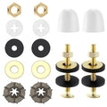 2 Pack Toilet Floor Bolts, Metal Flange Kit by Unknown