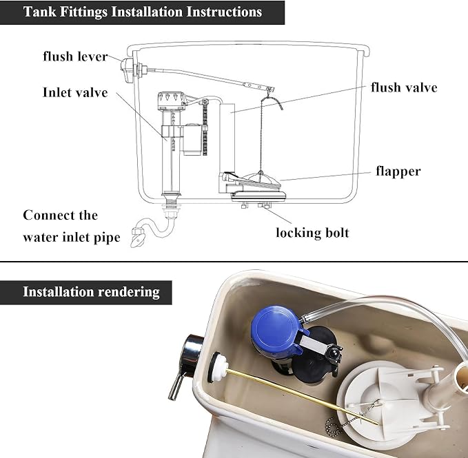 3-Inch Toilet Flapper For American Standard 738920-0070A | Universal Fit for WC - Image 6