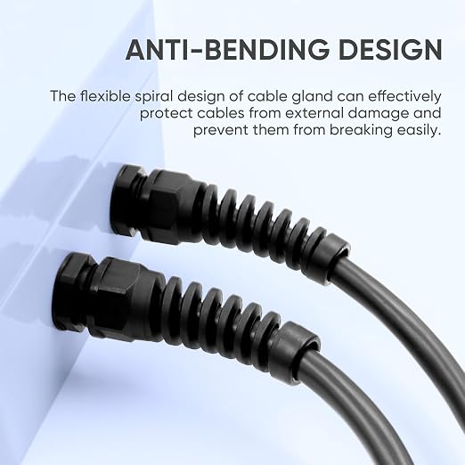 Strain Relief Cord Connector, LISTENJIALE 2Pcs NPT 1" Waterproof Cable Gland - Image 5