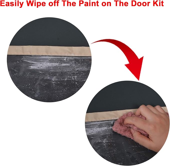 Magnetic Zippered Dust Barrier Door Cover - Image 7