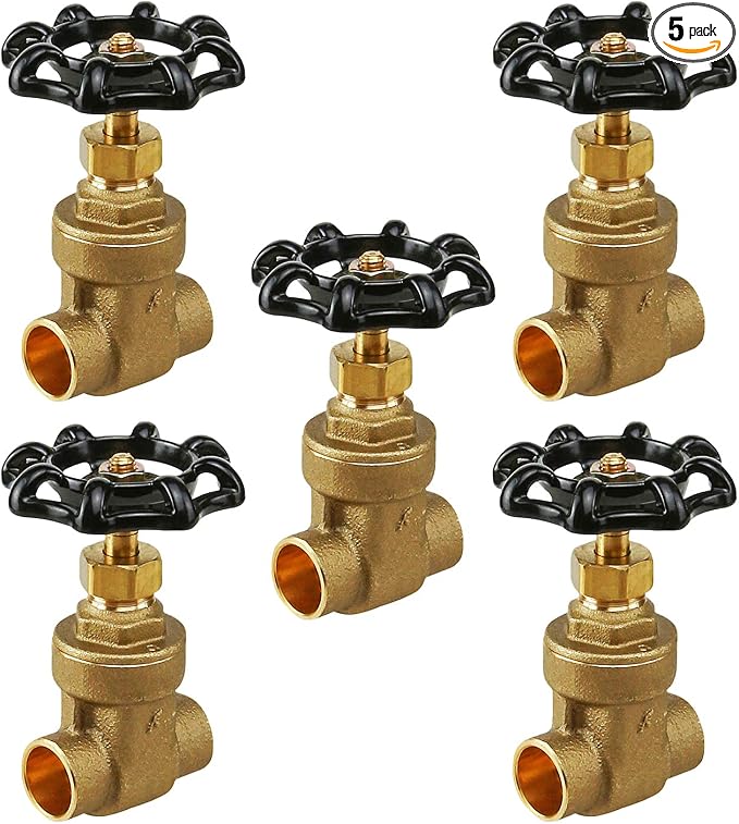 Midline Valve 427D225-5 Gate Valve, Lead Free, 3 in. Sweat Connection, Cast by MidlineValve