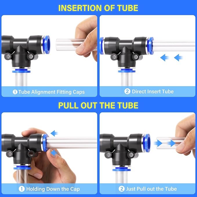 TAILONZ PNEUMATIC 12mm od Push to Connect Fittings Pneumatic Fittings Kit 5 - Image 6