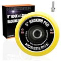 5" Hook and Loop Backing Pad, 5/8"-11 Angle Grinder Sanding Pad | Sanding Disc by HOBEREROK