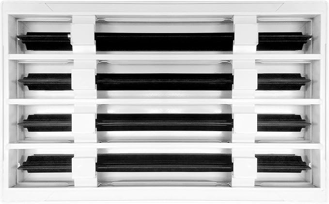 BUILDMART - 14x8 White Modern AC Vent Cover - Decorative Air Vent - Standard - Image 2