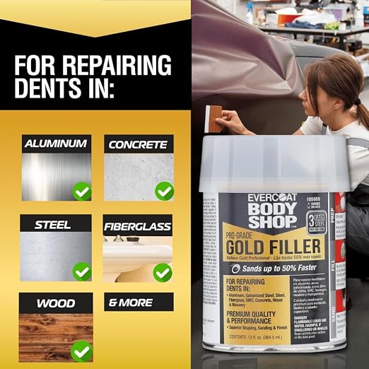 105005 Pro-Grade Gold Filler Sands up to 50% Faster, Fiberglass & More - Image 4