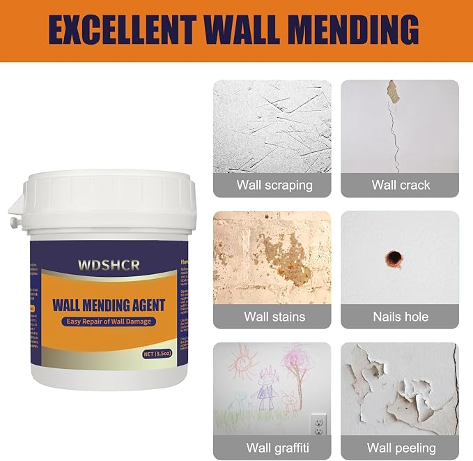 Drywall Repair Kit Drywall Hole Repair Patch Kits Wall Spackle Repair Paste - Image 5
