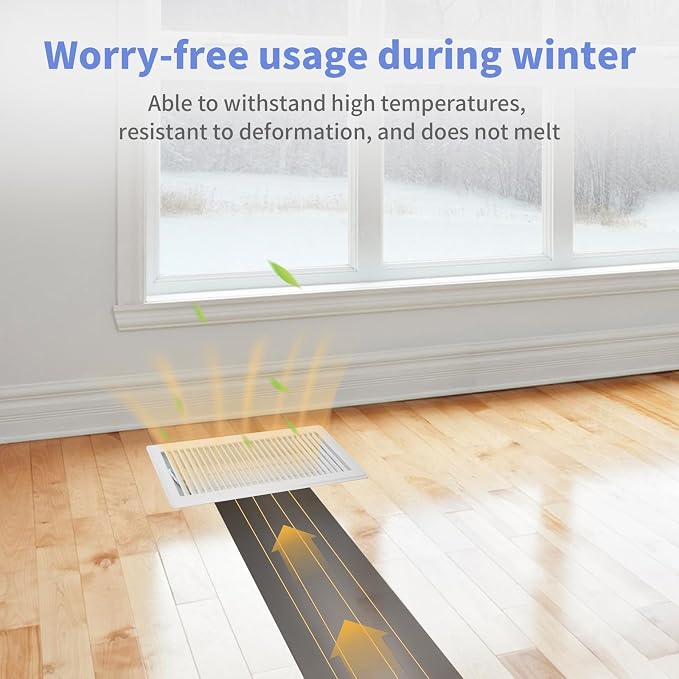 Howeall 6x14 Inch Floor Vents Heavy Duty Floor Registers, Floor Air Vent Covers - Image 5