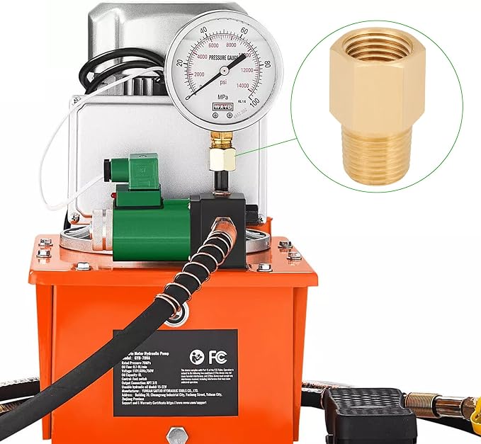 Brass Pipe Fitting, 1/8 Inch NPT Male to 1/8 Inch NPT Female Brass Pipe Hose - Image 5