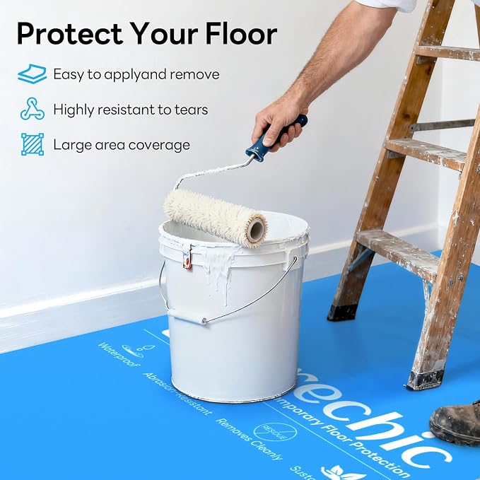 300 GSM Heavy-Duty Temporary Floor Protection, Plastic Floor Protector - Image 3