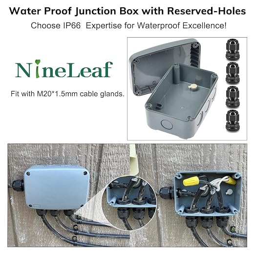 Outdoor Junction Box IP66 Weatherproof Electrical Project PVC/ABS Boxes | - Image 2