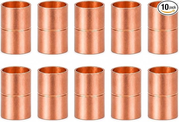 Angry Pony Copper Pipe Fittings, 3/8 Inch HVAC Copper Fittings by AngryPony