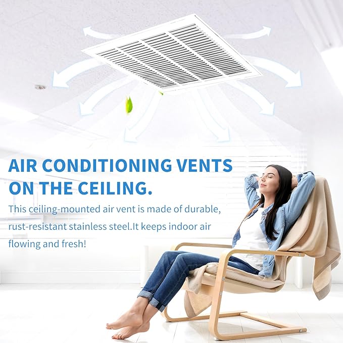 20x12 Return Air Grille, Return Air Vent Cover - Image 6