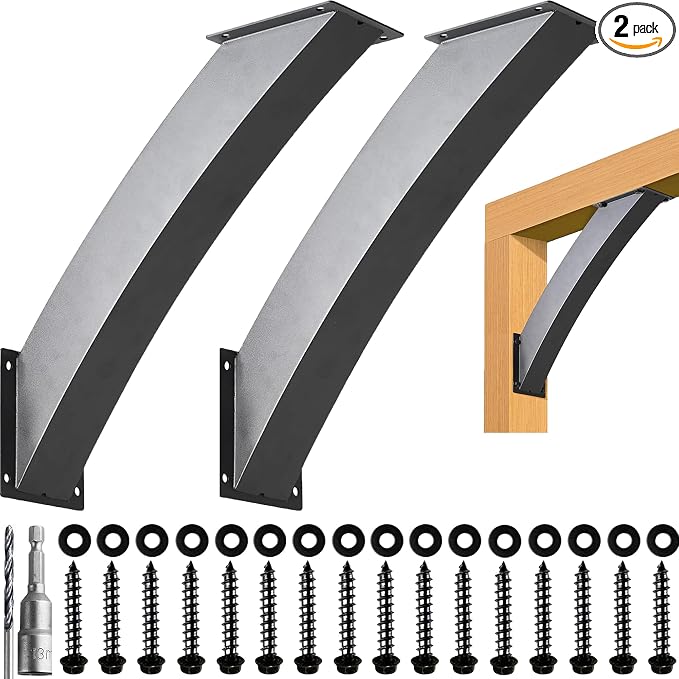 Heavy Duty 4" x 4" 45 Degree Angle Support Bracket, Log Cabins and Other Wood by Unknown