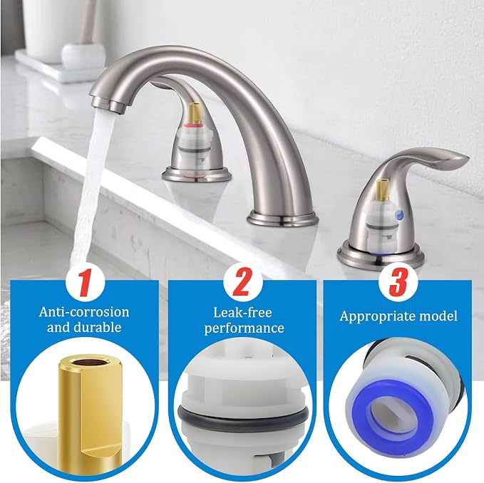 Ceramic Stem Disc Faucet Cartridge Replacement Fits - Image 4