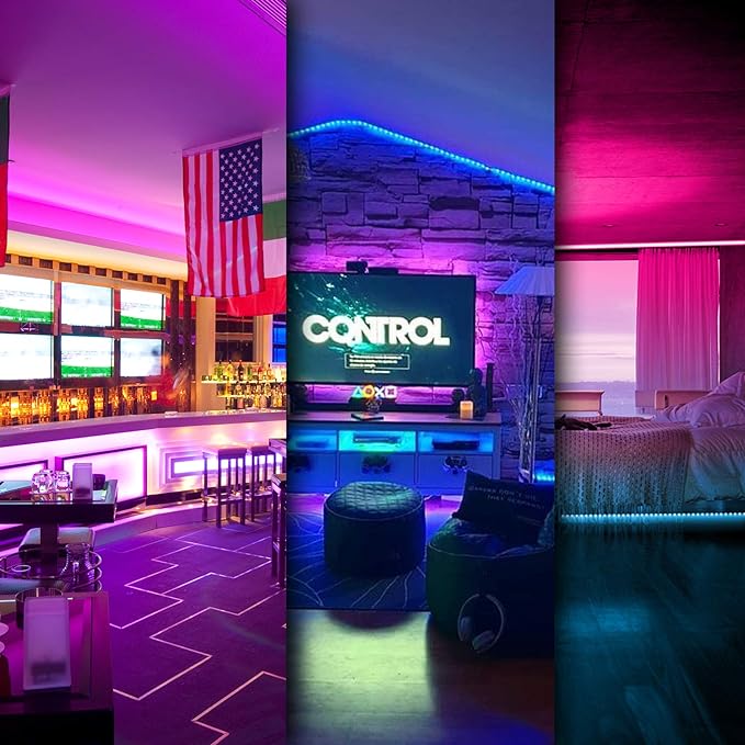 DAYBETTER LED Strip Lights 100ft RGB Lights Strip - Image 6