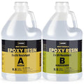 TAKIMO 1 Gal 3X UV Resistant Crystal Clear Epoxy Resin Kit, 1:1 High Gloss | by TAKIMO