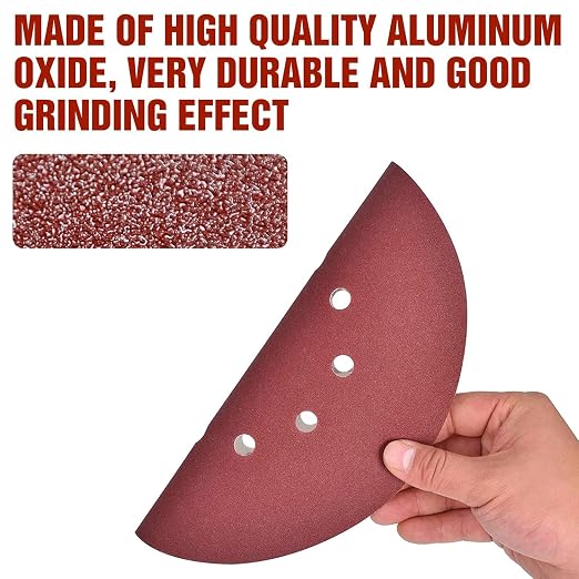 9 Inch 10 Holes Sanding Disc 400 Grit Drywall Sandpaper 30PCS - Image 6