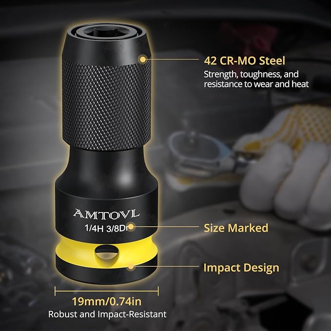 AMTOVL Impact to 1/4 Hex Converter - Image 6