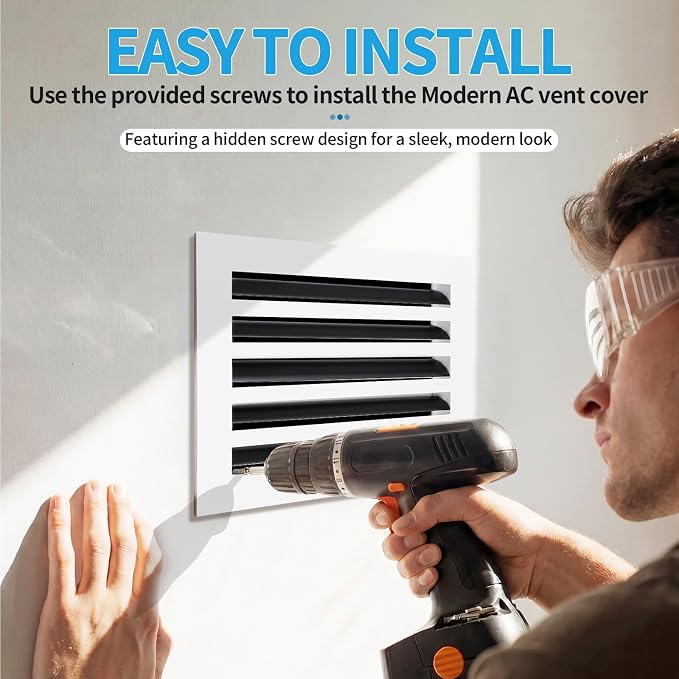 14x10 Modern AC Vent Cover, Decorative Air Vent Register Grille - Image 4