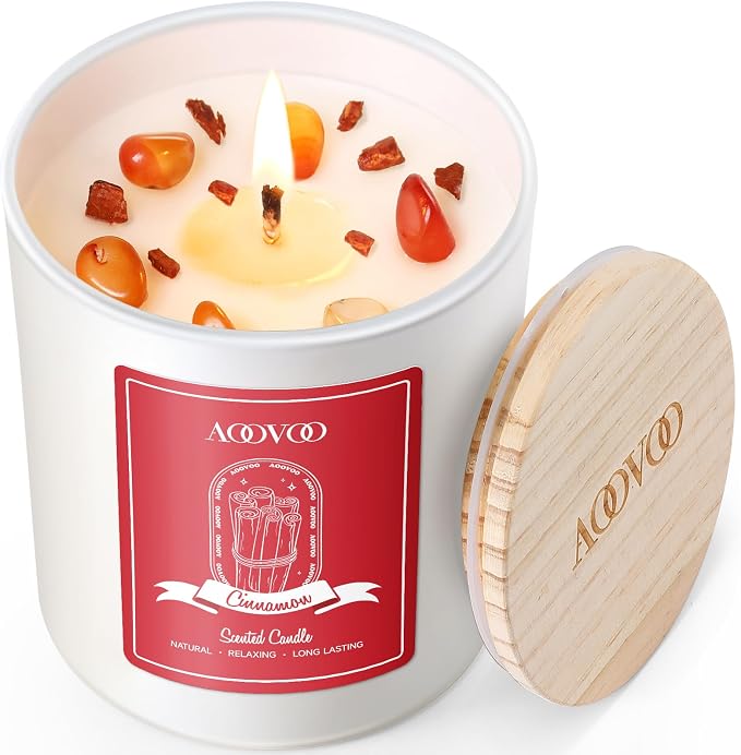 AOOVOO Cinnamon Scented Candles by AOOVOO