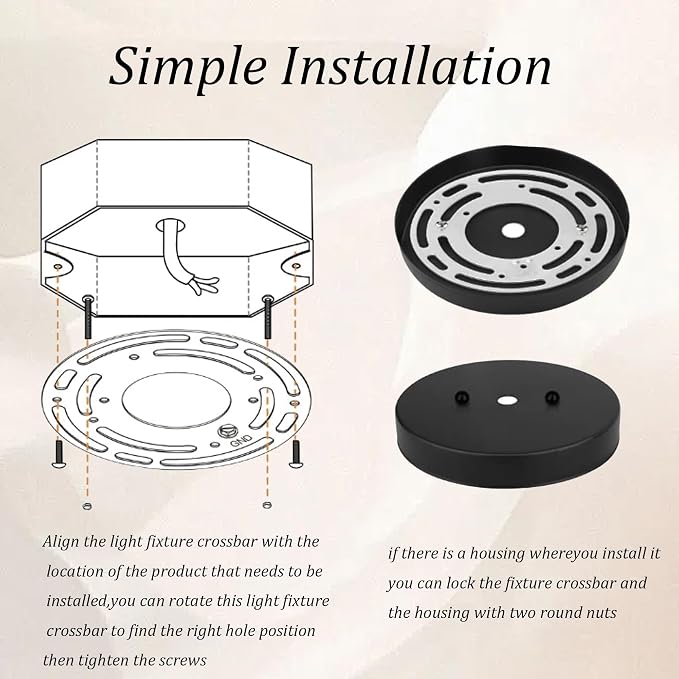 One Universal Light Fixture Mounting Bracket Kit - Image 6