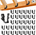 36 Pcs 2"x 4" Joist Hanger|Q235B Steel Face Mount Joist Hangers | Black Powder by CDFYJHFDQ